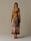 INTO THE EAST 25 Spring/Summer Printed Embroidered Slim-Fit Cardigan ITE-E1DGSS017TN20KT-JT Caramel (E1DGSS045WT20TP)